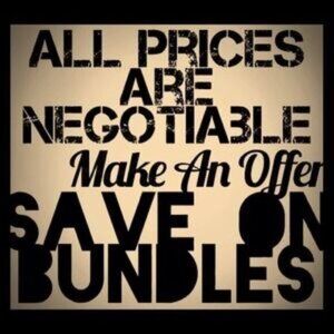 Negotiable Prices Poster